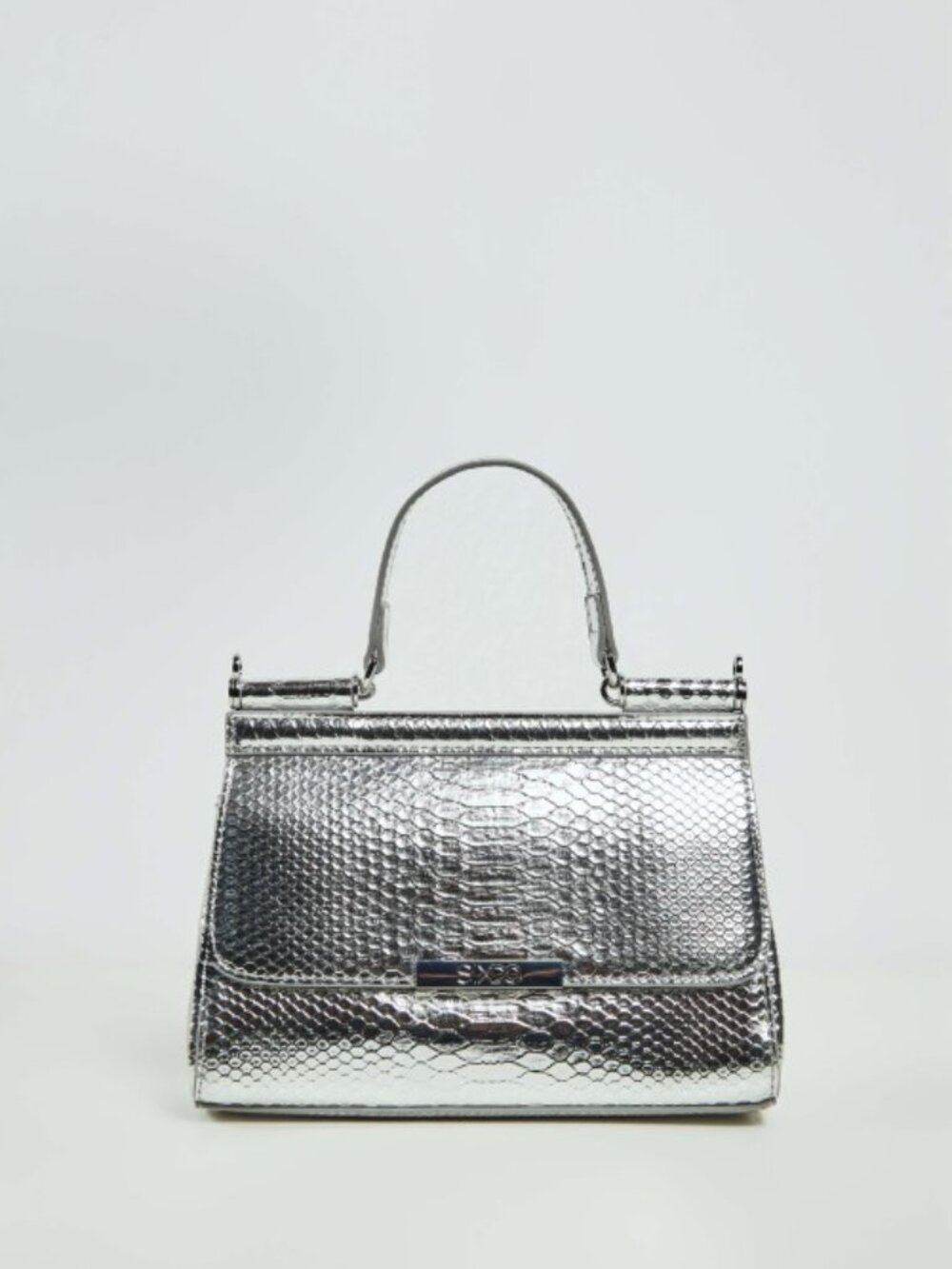Rare SIXDO Metallic Croc-Embossed Handbag – Vietnamese Designer - Picture 4 of 8